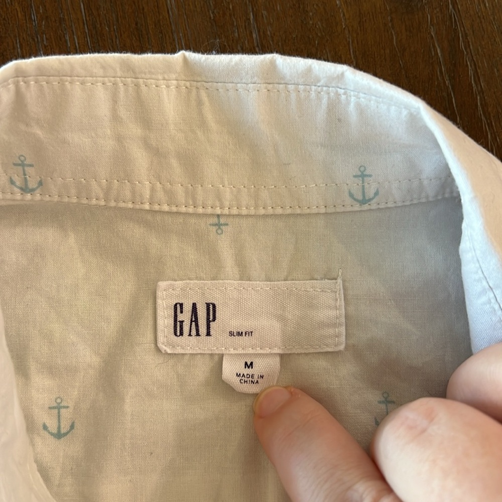 Anchor button down - Picture 4 of 4